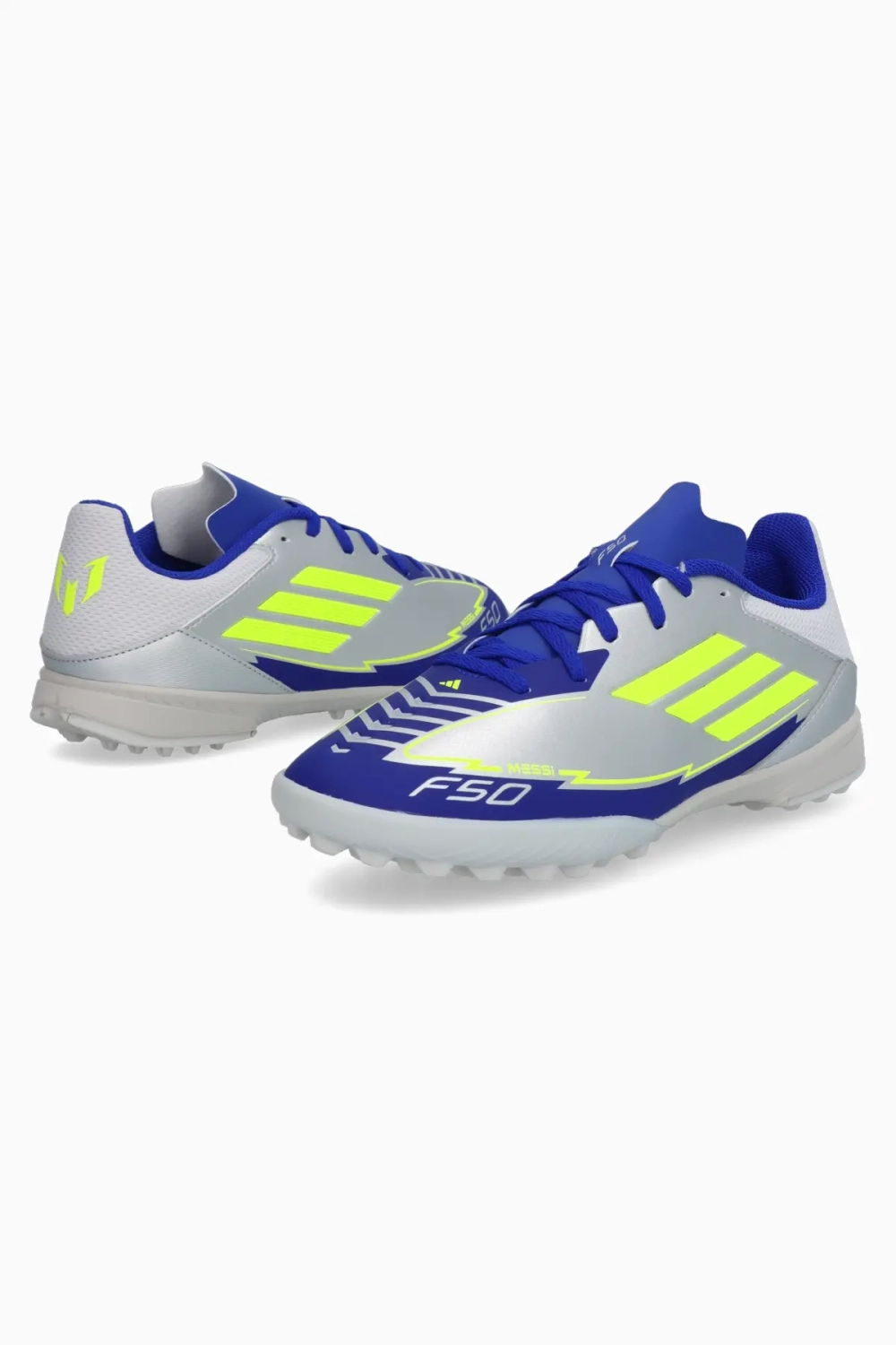 Сороконожки adidas F50 League Messi TF Junior - серебряный