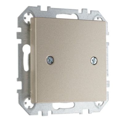 Заглушка для розетки LIREGUS EPSILON D-001-01.E/Ch шампань