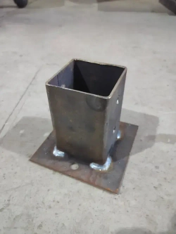 Опора для бруса 60х60, некрашеная