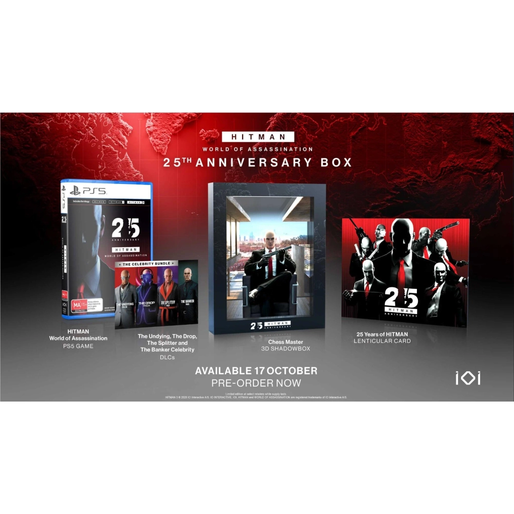 Hitman World of Assassination 25th Anniversary Box (гарнитура PS VR 2 по желанию) (диск для PS5, интерфейс и субтитры на русском языке)