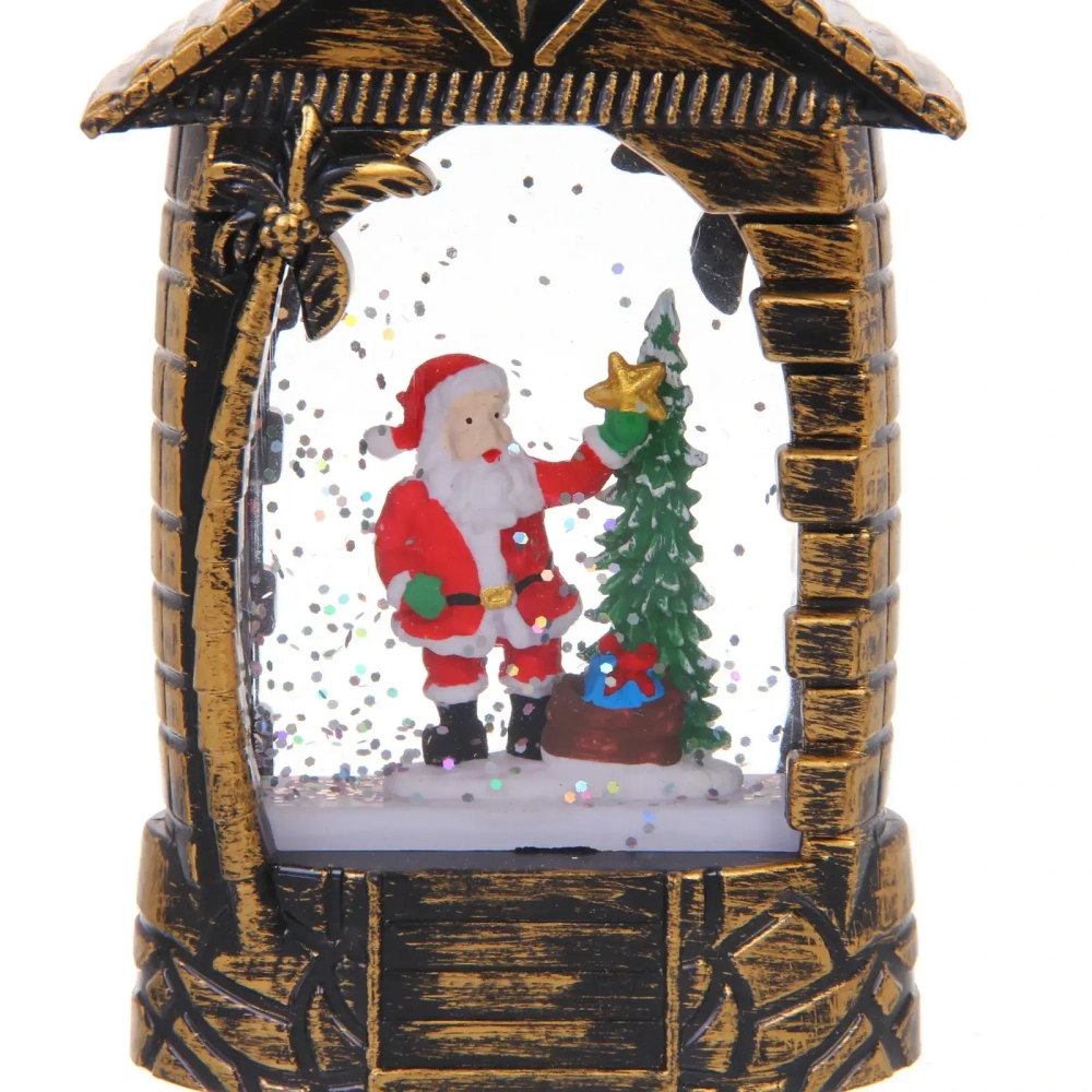 Сувенир с подсветкой «Загадка - Дед Мороз» 7,5*4*12,5 см (работает от батареек LR44*3)