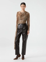 Брюки из экокожи OLA OLA