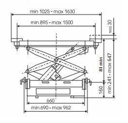 Траверса гидравлическая с пневмогидравлическим приводом г/п 2 т П2-01М.170