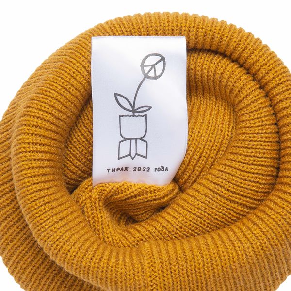 Шапка Эверест Горчица - фото 4