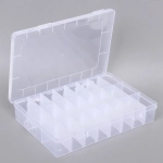 Органайзер для хранения мелочей, 24 ячейки «ИДЕЯДОМА», прозрачный, 19*13*3см (наклейка Селфи)