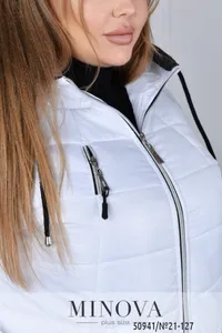 Куртка 21-127-белый Minova