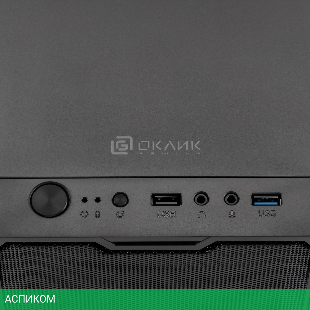 Корпус Oklick OCC-MN301 черный без БП