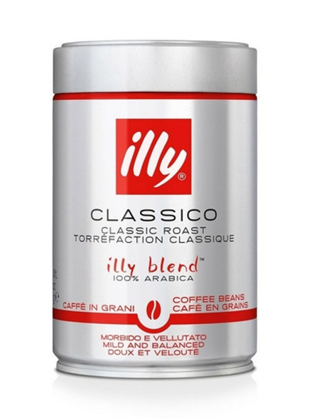 Кофе illy в зернах 250 гр средней обжарки