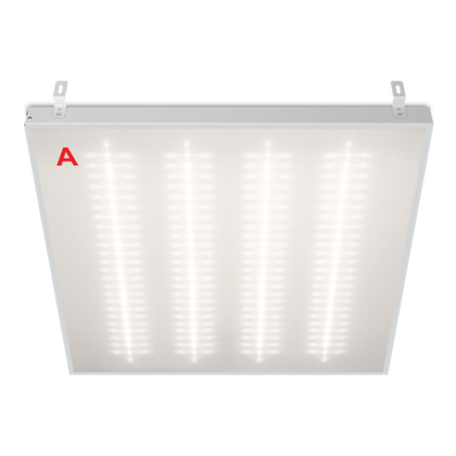 Светильник ГРИЛЬЯТО ДВО02-052 с БАП EM3 36Вт 4000К IP40 Микропризма 4400лм 588х588х40мм WOLTA PRO