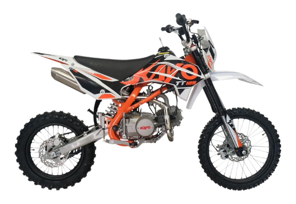 Питбайк KAYO BASIC TT125 17/14 KRZ (механ. сцепл., кикстартер, 2022 г.)