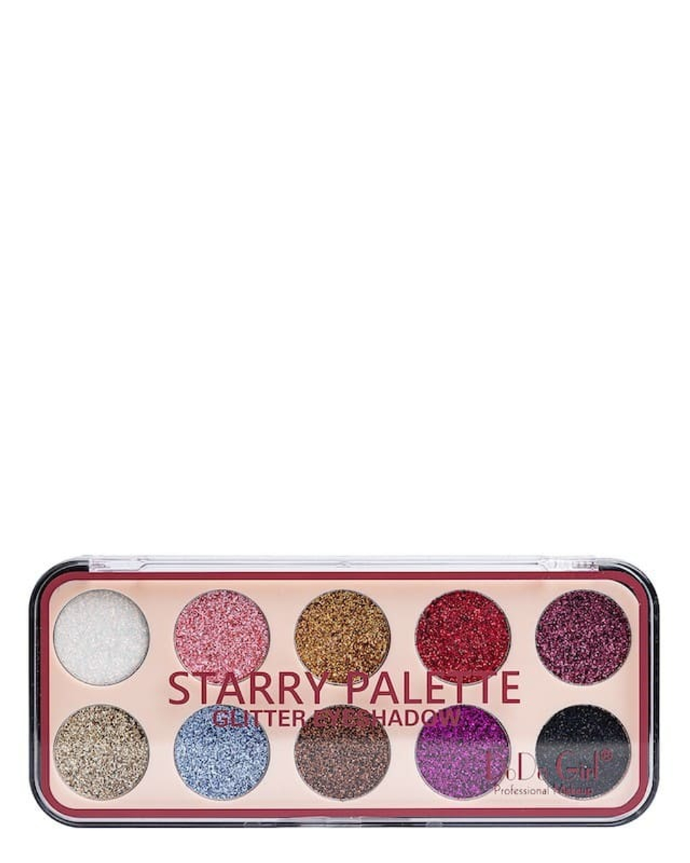 Глиттер для век DoDo Girl Starry Palette тон 02, 10 цветов