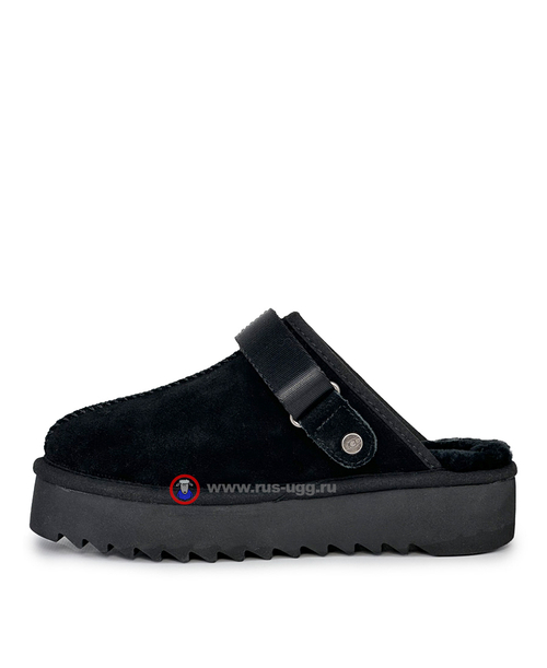 GOLDENSTAR CLOG PLATFORM Black