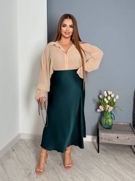 Юбка шелковая УК-160 Фабрика Моды Фото 1