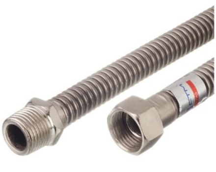 Подводка ГАЗ нерж., 1/2" х 150см., Г/Ш РОССИЯ