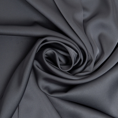 Атлас Армани стрейч, 90 гр/м2, 145 см, серый