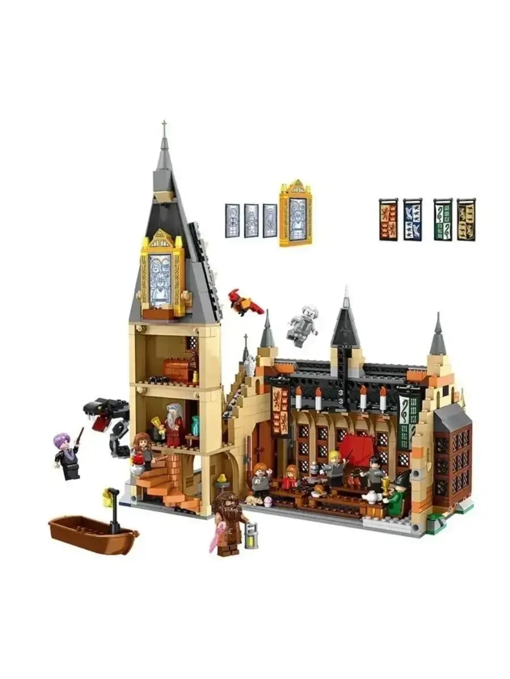 Конструктор Гарри Поттер Большой зал Хогвардса 878 деталей