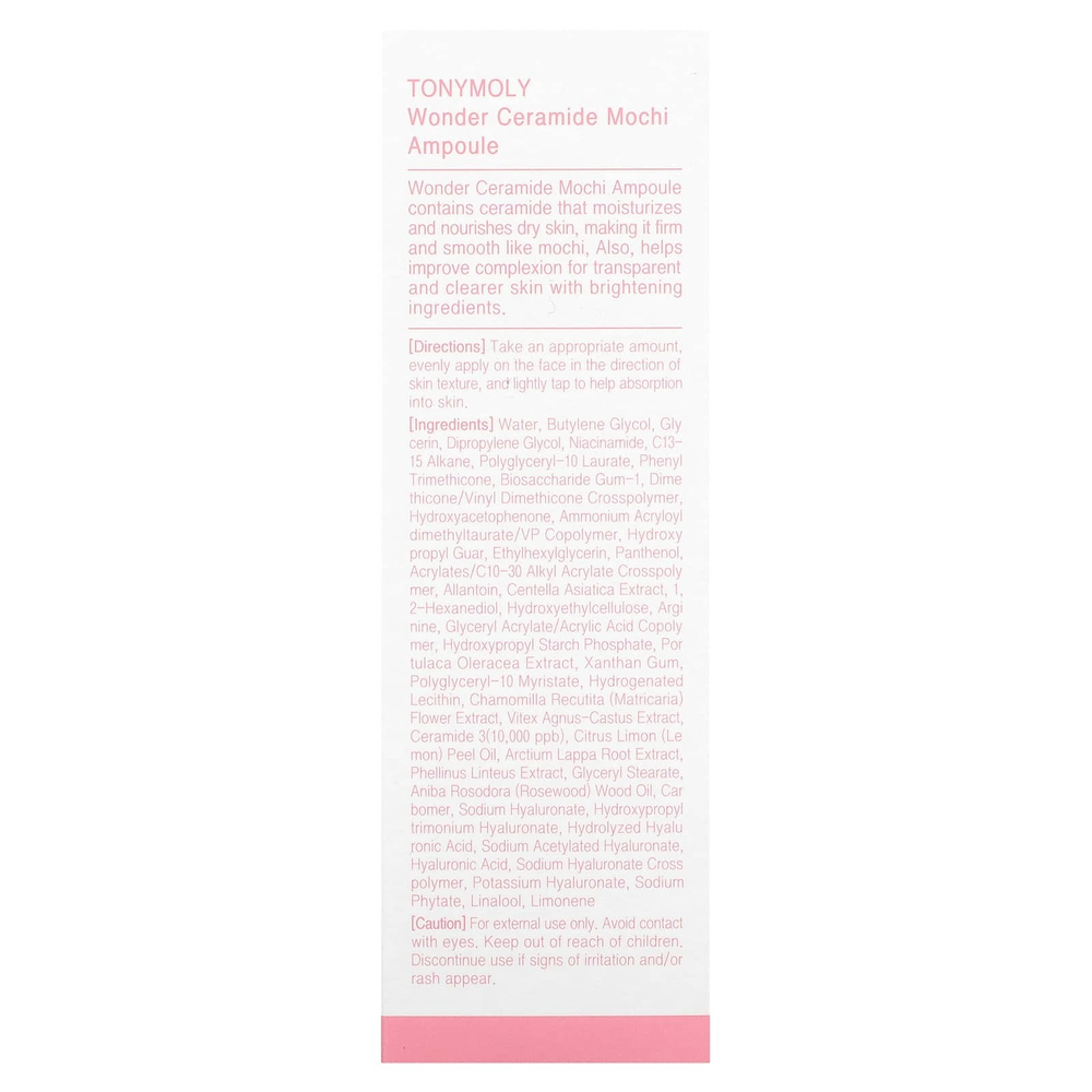 TonyMoly, Wonder, Ceramide Mochi, ампула, 100 мл (3,38 жидк. унц.)