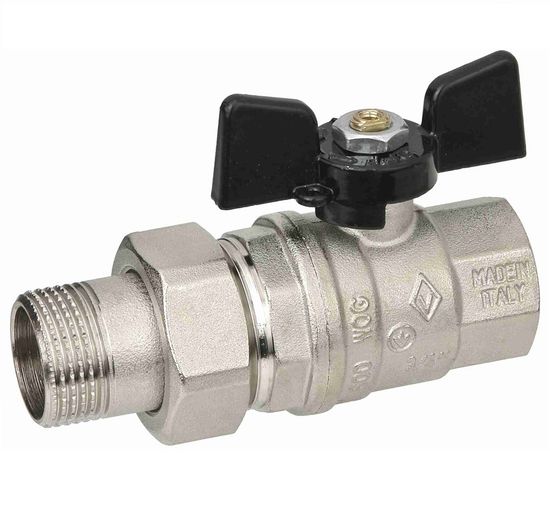 Кран шаровый BUGATTI 1/2" с американкой