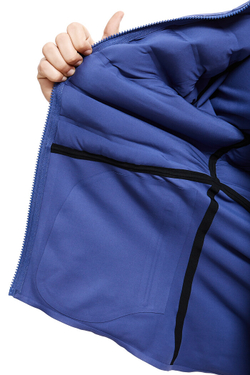 ЛОНГСЛИВ С ПУХОВОЙ ВСТАВКОЙ МУЖСКОЙ | DEEP COBALT