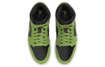 Кроссовки Jordan Air Jordan 1 Mid "Green Black" (Женская размерная сетка)