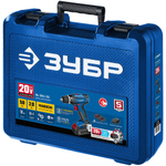 Дрель-шуруповерт Зубр Профессионал DL-201-22 20В 2х2 Ач