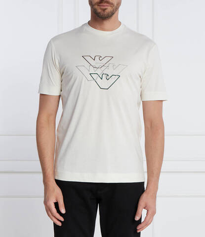 Футболка Emporio Armani - кремовый(6R1T74 1JPZZ)