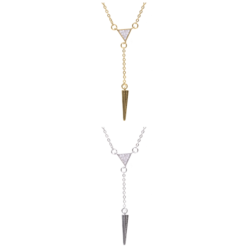 Подвеска из гиппоалергенного сплава со стразами «ЭФОРИЯ», цвет серебро и золото, d-20см/6,5см