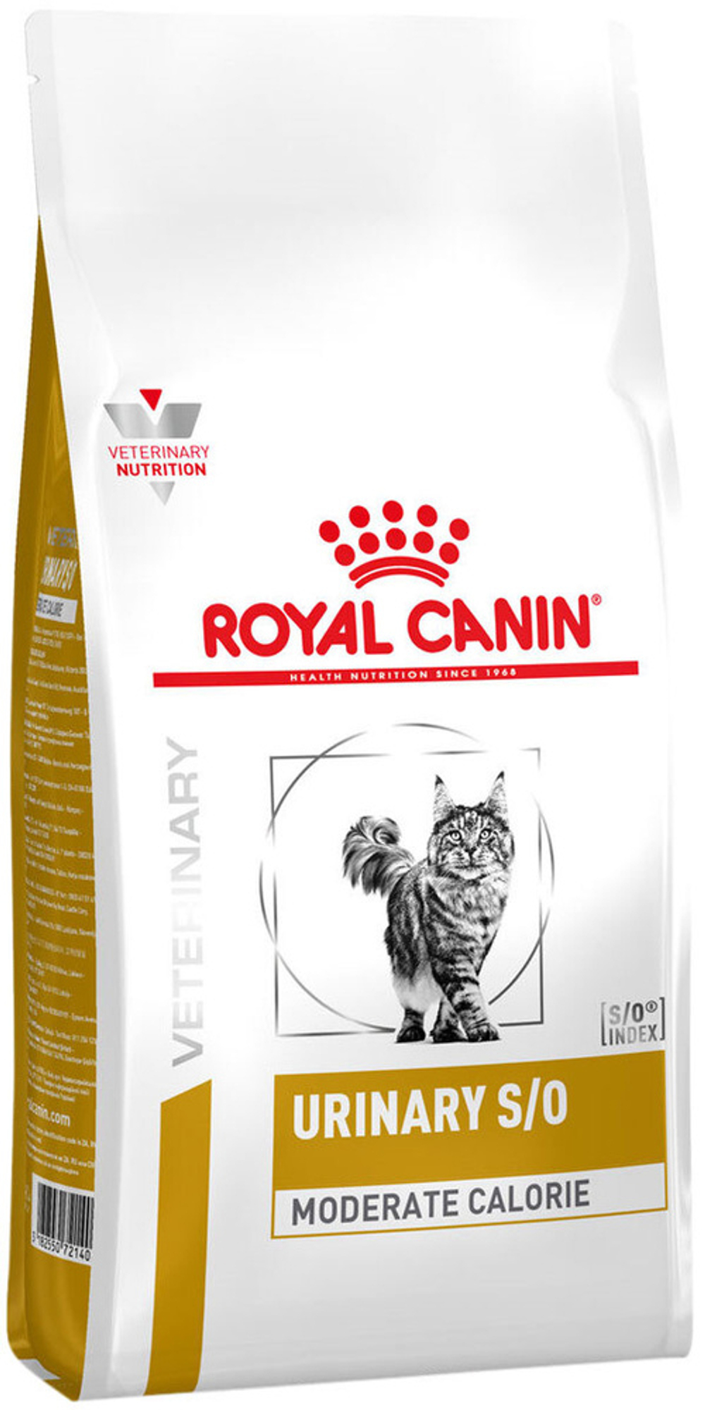 Royal Canin Urinary S/O Moderate Calorie Уринари С/О Модерейт Кэлори Корм сухой диета для взрослых кошек МКБ профилактика лишнего веса 7кг