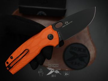 Складной нож FOX knives 604 OR CoreVox c клинком из стали Böhler N690, рукоять FRN