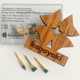 Кагаяки полиры карбидная щетка чаша полая 1 шт "SHARP" KAGAYAKY