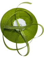 Лента люрекс 6мм - 33м -1 боб. (светло-зеленый с серебром)