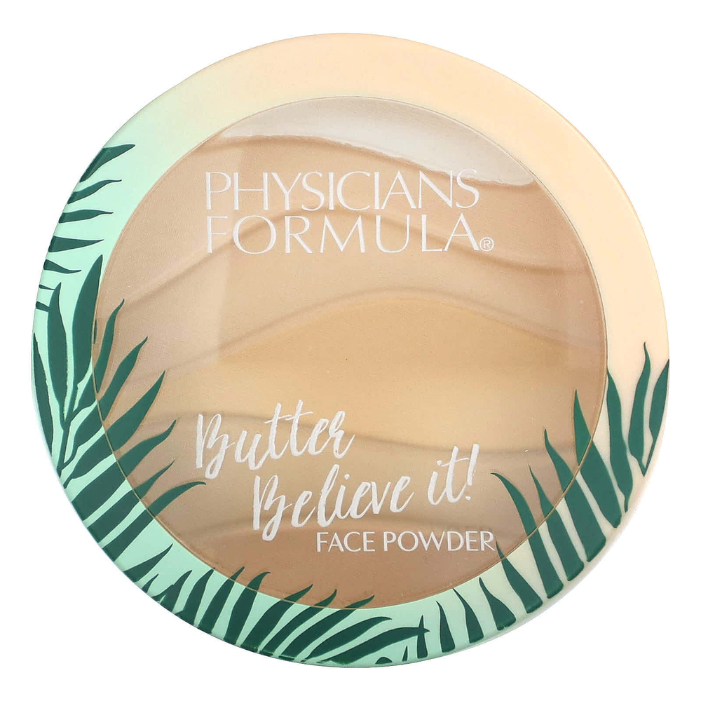 Physicians Formula, Butter Believe It !, прессованный порошок из масла мурумуру, 1711936 полупрозрачный, 11 г (0,38 унции)