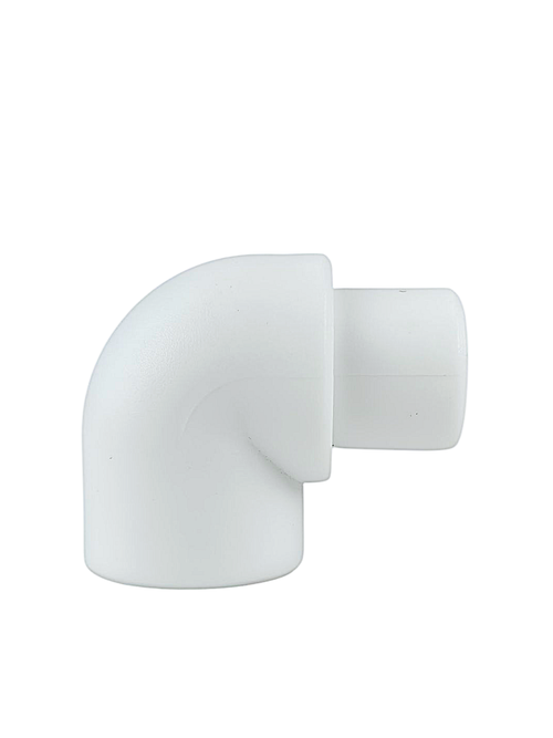 Угольник PPR внутреннее/наружное присоединение 20х90,  белый, РТП (200/50)