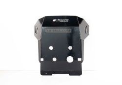 Skid Plate for Honda CRF300Rally (2021-UP). Aluminium, 4mm. Black (Gloss)