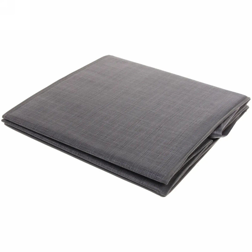 Короб - органайзер складной для хранения вещей «ФЛЭТ», цвет тёмно - серый, 31*31*31см