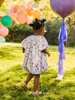 Платье для девочки Next AC9-265, Молочный, Розовый, Синий