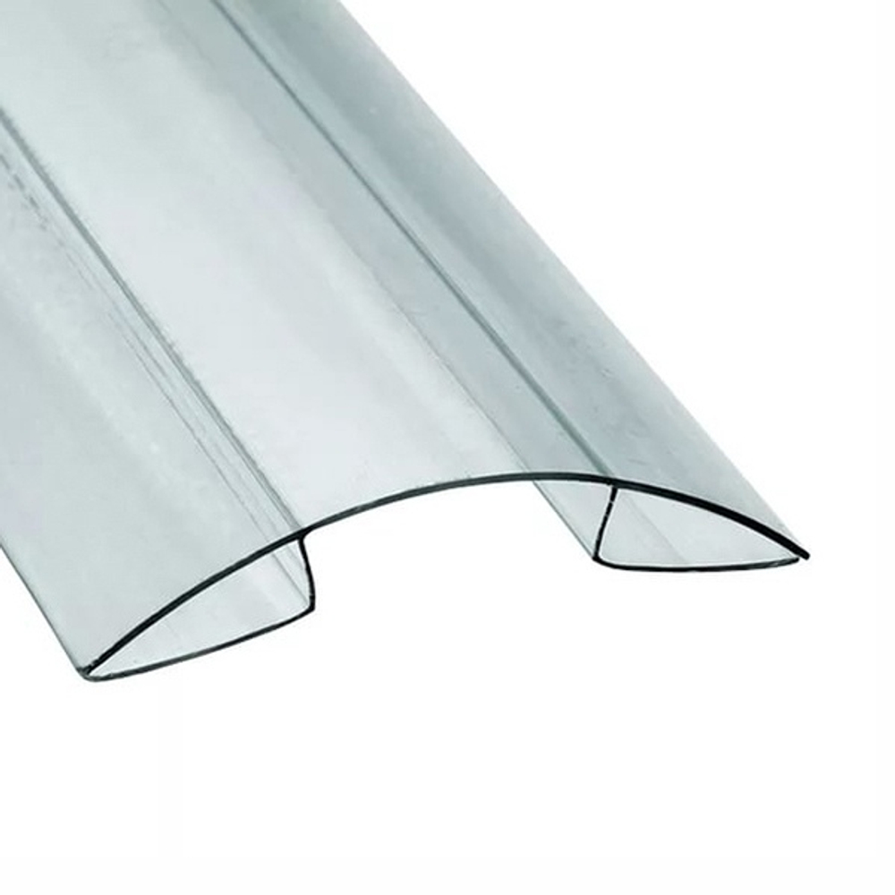 Коньковый профиль прозрачный 8-10 мм