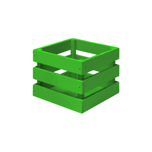 Ящик квадрат 3 ламели 12*12см 1шт.