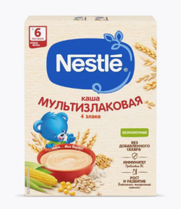 КАША NESTLE БЕЗМОЛОЧНАЯ 5 ЗЛАКОВ 200ГР