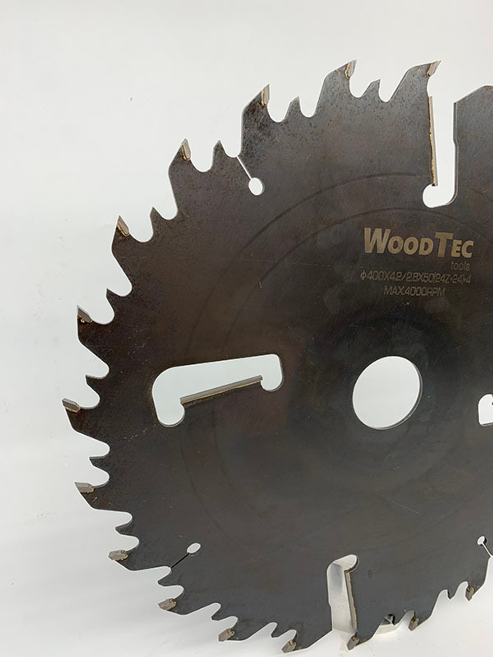 Пила дисковая Ø400 х 50 х 4,2/2,8 Z = (24 + 24) + 4 WoodTec