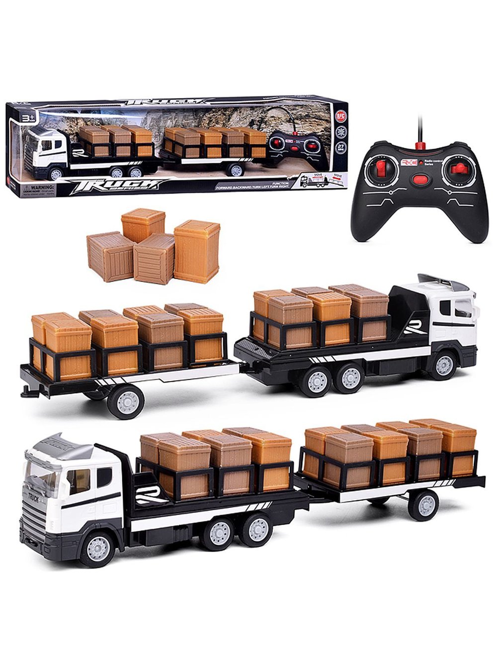 Игрушка Машина Тягач с прицепом радиоуправляемая, (328-98)