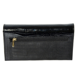 Чёрный кошелёк женский Coscet нат.кожа CS18-201B