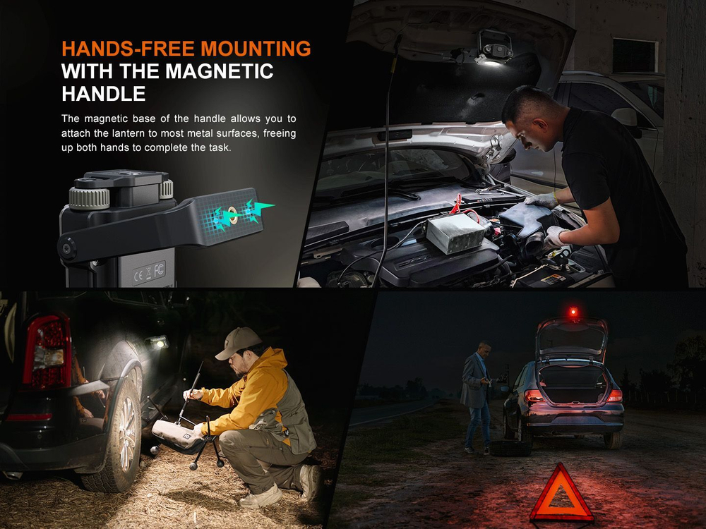 Фонарь Fenix CL27R синий (ближний, дальний и красный свет)