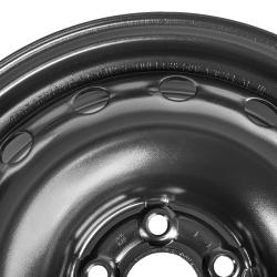 Диск штампованный R15 6J 5x100/57.1 ET38 GANZ Black GRN15062
