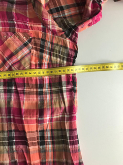 Блузка Canda в модную клетку, маркировка 40, визуально на 46 размер