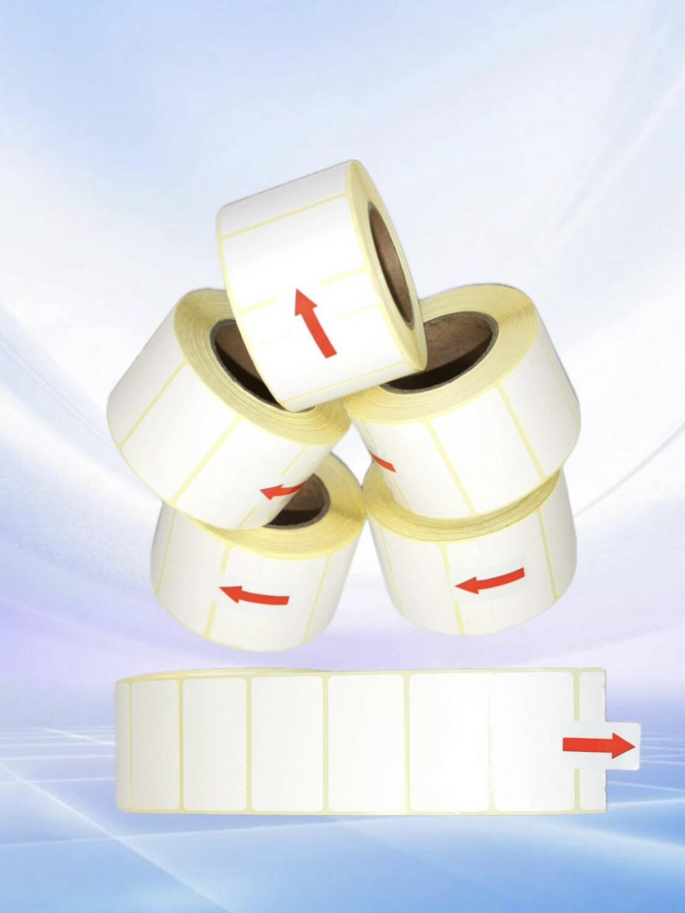 Самоклеящиеся термоэтикетки ТОП 43x25мм 100 рулонов по 800шт