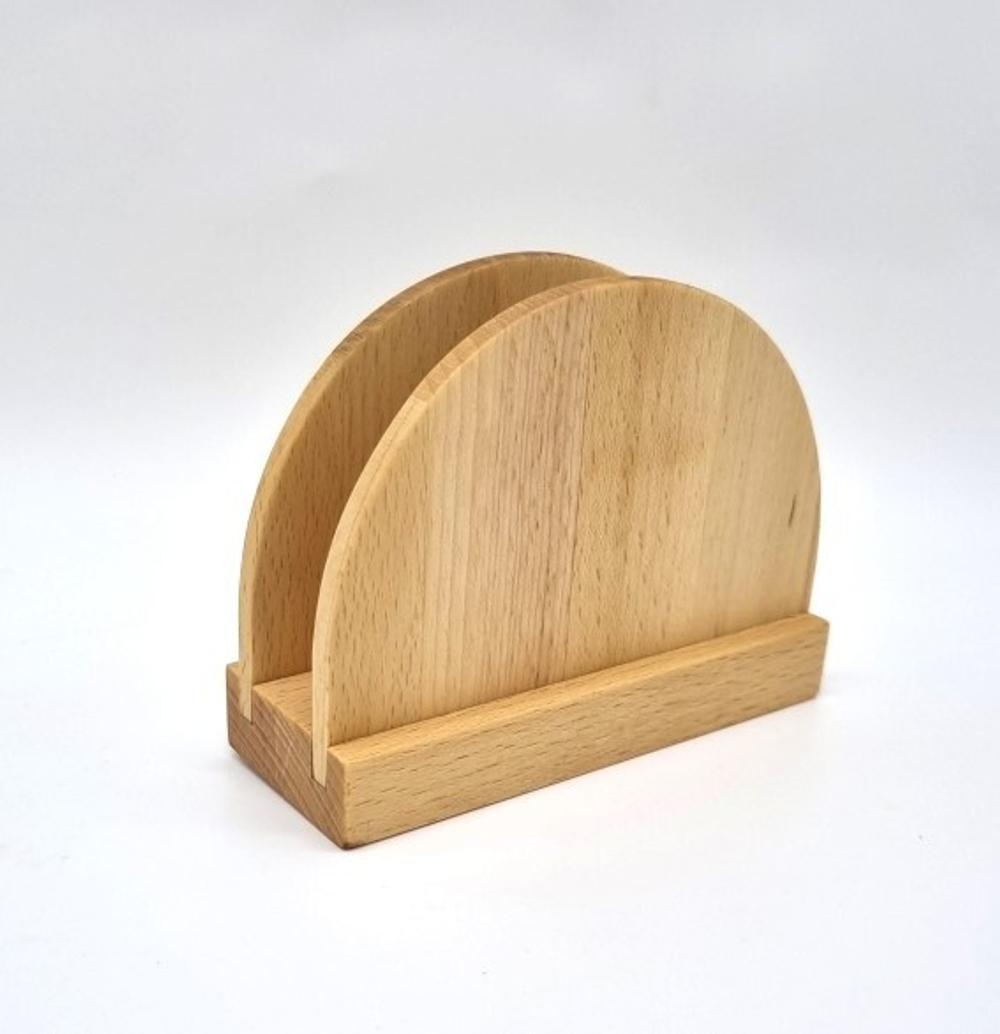 Салфетница, бук;H=100,L=130,B=50мм.