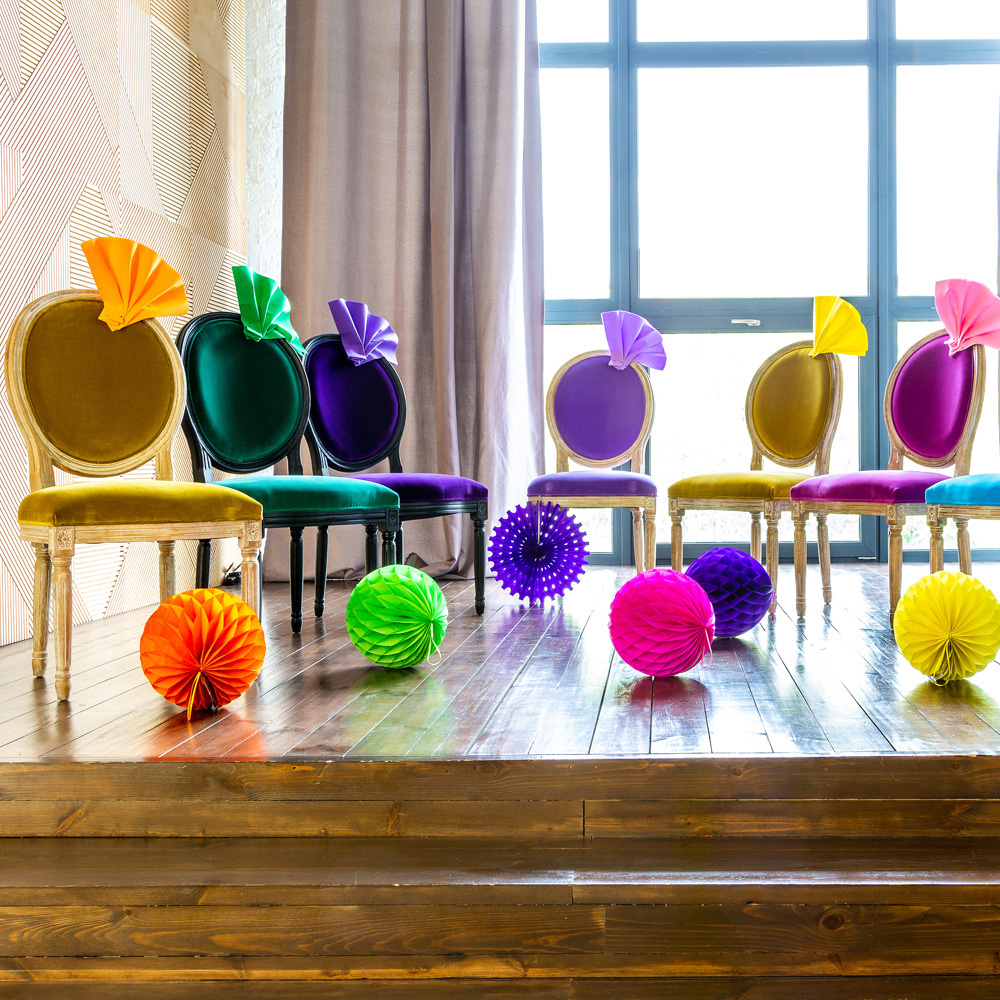 Стул Луи - Медовая горчица бархат белый жемчуг Объект мечты