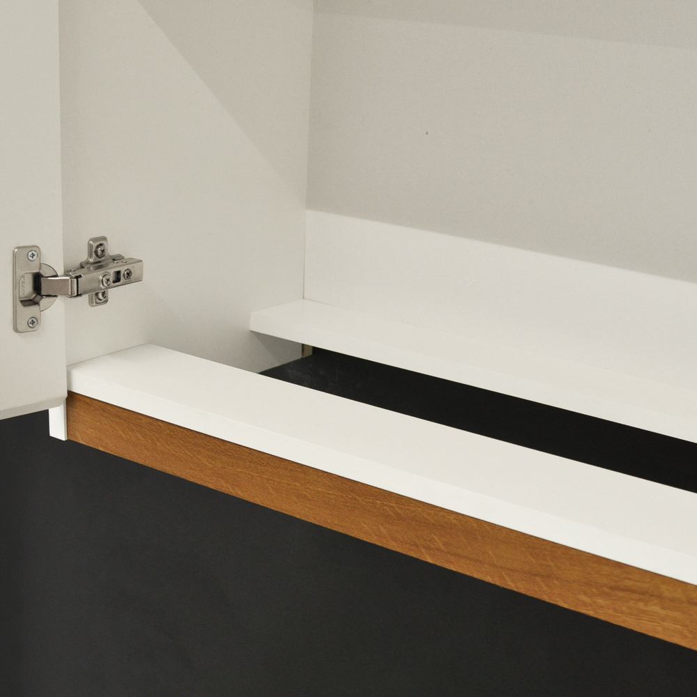 Шкаф навесной, 60х32х75, Валенсия, кухонный модуль, для сушки посуды, кухонный гарнитур, в ванну и кухню, белый, Dipriz