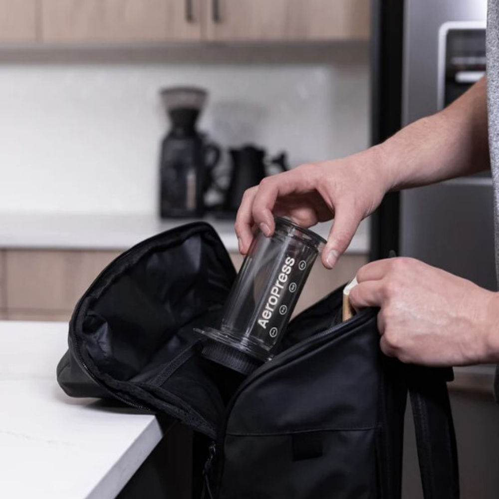 AeroPress Clear Black, аэропресс для кофе, черный